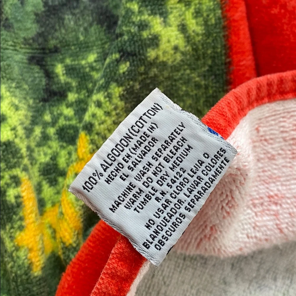 Vintage Hilasal Beach Towel. Made in El Salvador.